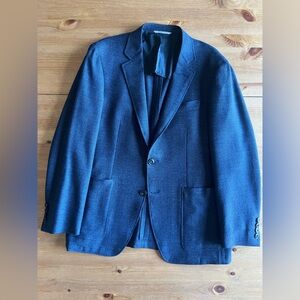 Canali Black Edition Navy Knit Blazer